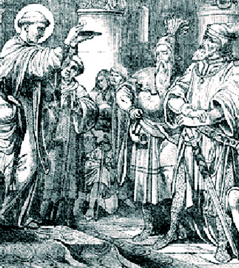 Saint Bernard cải đạo công tước